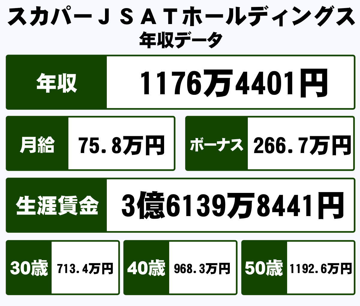 株式会社スカパーｊｓａｔホールディングスの平均年収 1176万円 生涯賃金やボーナス 年収推移 初任給など 年収ガイド