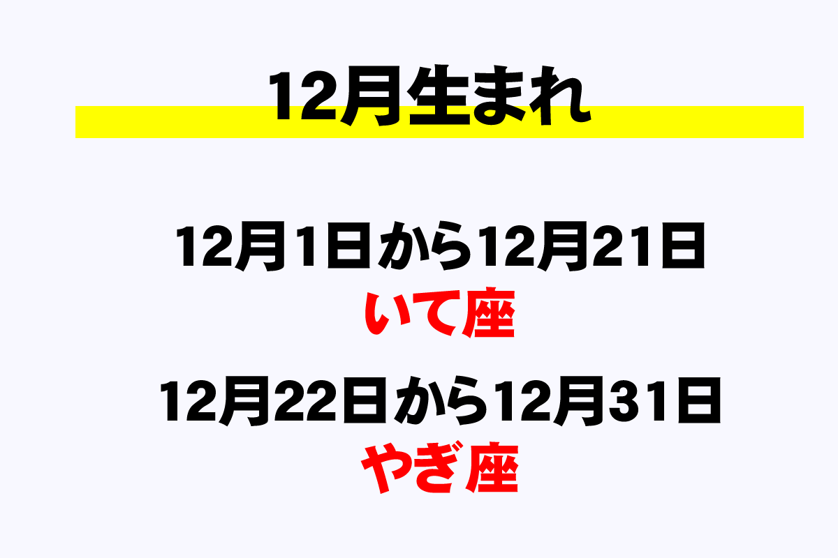 12月の星座と誕生日一覧 12月生まれは何座 年収ガイド 12月の星座と誕生日一覧 12月生まれは何座 年収ガイド